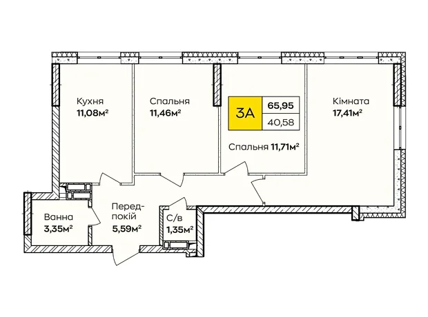 Квартира на вул. Тепловозна, 28 в Києві, ID 470456, фото №9