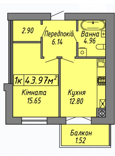 Квартира на вул. Бандери Степана в Івано-Франківську, ID 471889, фото №18