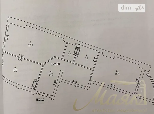 Квартира на вул. Глибочицька, 73/76 в Києві, ID 471123, фото №33