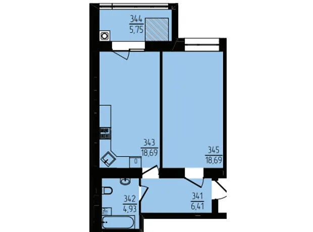 Квартира на вул. Озерна, 20/4Б в Хмельницькому, ID 475914, фото №6
