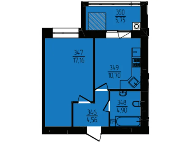 Квартира на вул. Озерна, 20/4Б в Хмельницькому, ID 475908, фото №6
