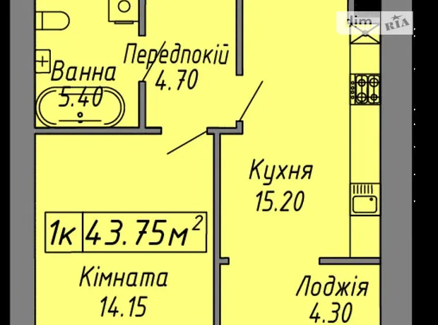 Квартира на вул. Бандери Степана в Івано-Франківську, ID 476030, фото №2