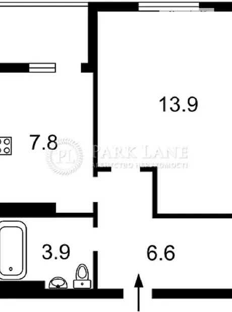 Квартира на вул. Світла, 3Д в Києві, ID 476228, фото №11