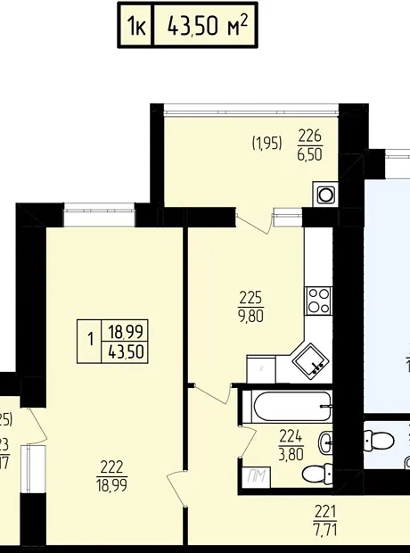 Квартира на вул. Панаса Мирного в Хмельницькому, ID 488101, фото №7