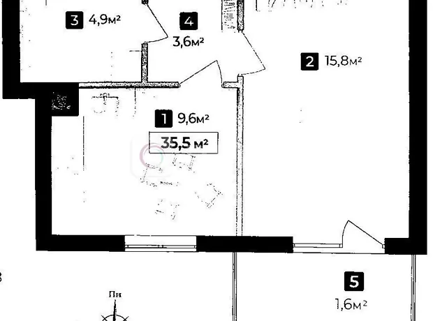 Квартира на вул. Джохара Дудаєва в Івано-Франківську, ID 493557, фото №2