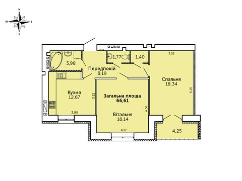 Квартира на вул. Леваневців, 30/7 в Миколаєві, ID 272795, фото №12
