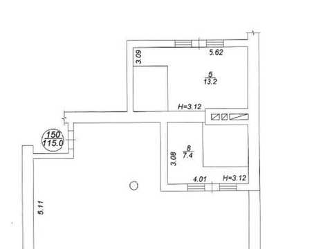 Квартира на вул. Олександра Саєнка, 11 в Києві, ID 309829, фото №24