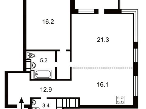 Квартира на вул. Івана Федорова, 2-А в Києві, ID 200298, фото №35