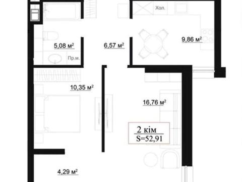 Квартира на вул. Панаса Мирного, 4а в Івано-Франківську, ID 172998, фото №7