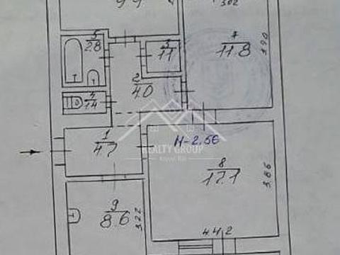 Квартира на вул. Українська, 122 в Кривому Розі, ID 168335, фото №26