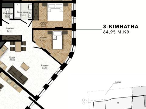 Квартира на вул. Івана Раковського, 24 в Львові, ID 209410, фото №10
