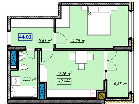Квартира на шосе Калуське, 15-В в Івано-Франківську, ID 215678, фото №12