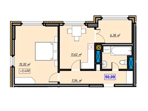 Квартира на шосе Калуське, 15-В в Івано-Франківську, ID 215678, фото №10