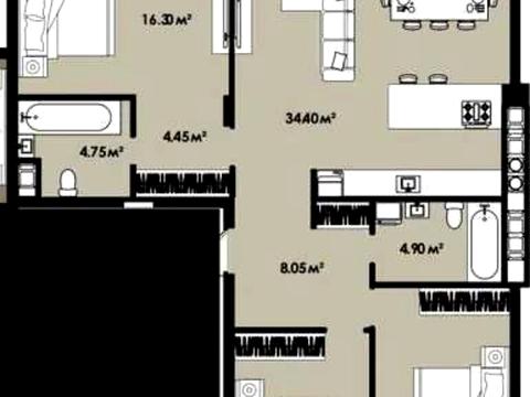 Квартира на вул. Христофора Колумба в Львові, ID 211983, фото №8