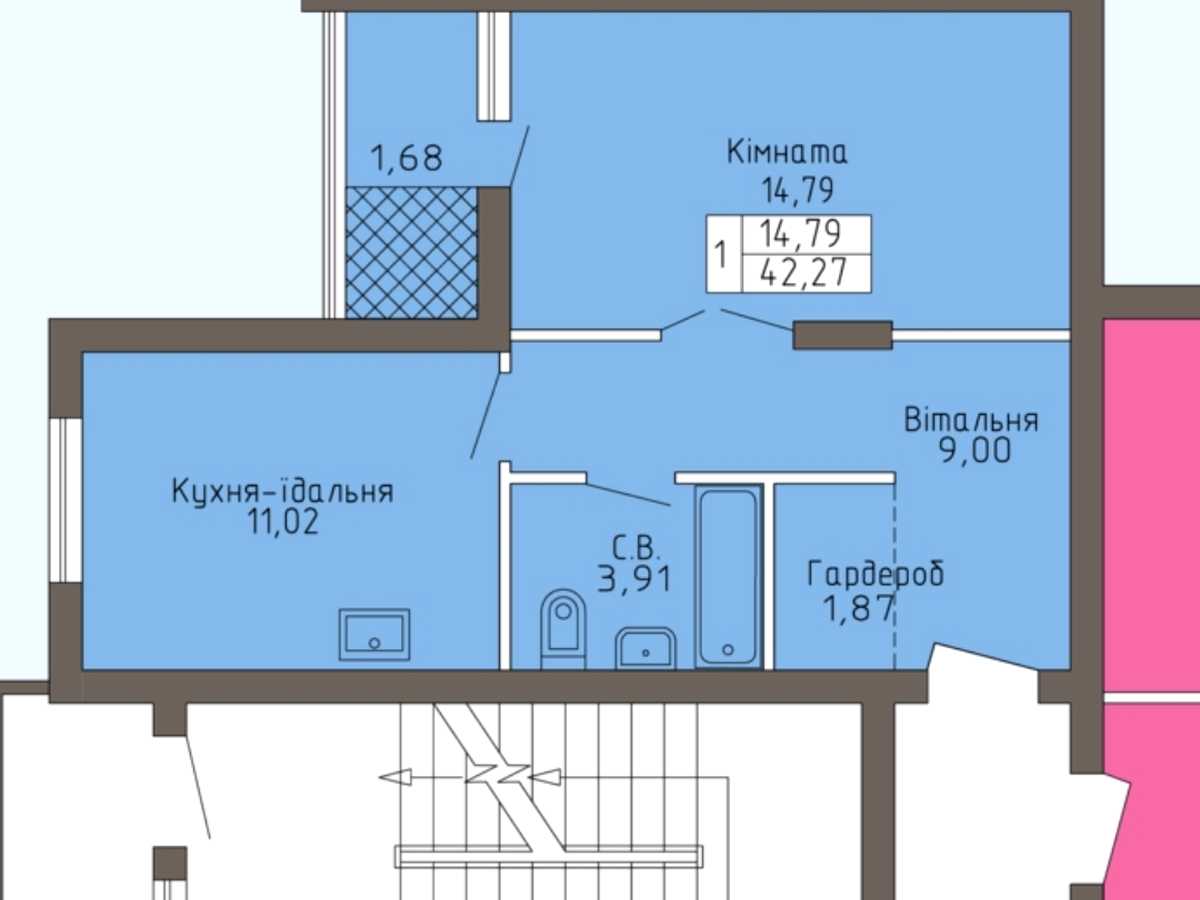 Квартира на вул. Молодіжна в Хмельницькому, ID 394047, фото №7