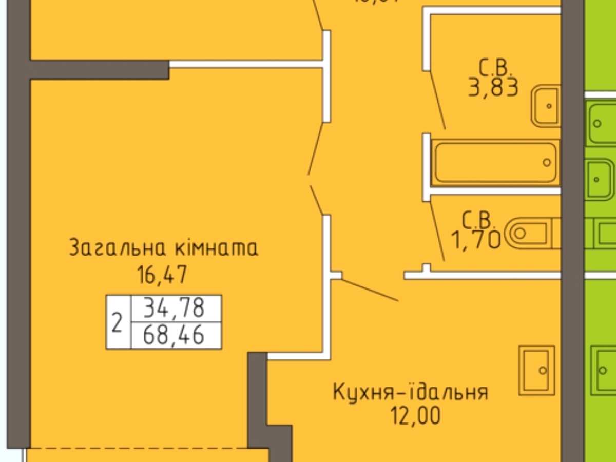Квартира на вул. Молодіжна в Хмельницькому, ID 393996, фото №6