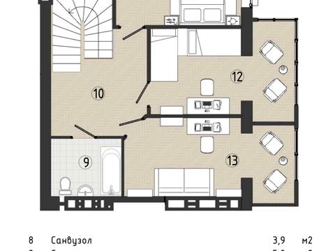 Квартира на просп. Юності, 16 в Вінниці, ID 231689, фото №13