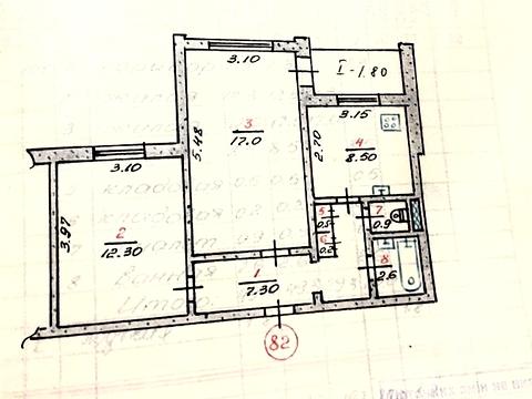 Квартира на вул. 5-й Зарічний мікрорайон, 82 в Кривому Розі, ID 182658, фото №38