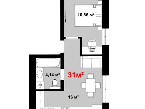 Квартира на вул. Дмитра Коцюбайла в Івано-Франківську, ID 185800, фото №6