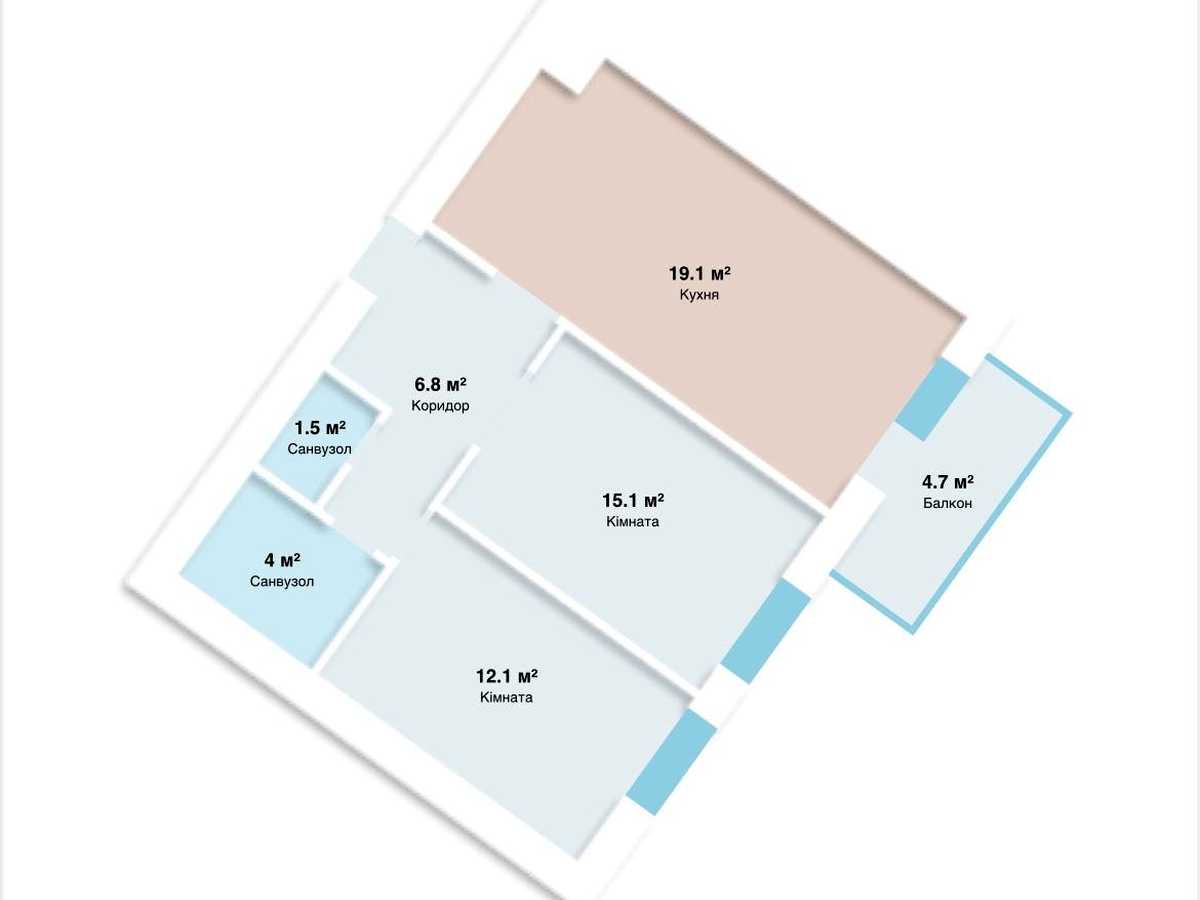 Квартира на вул. Краківська, 4 в Івано-Франківську, ID 305744, фото №17
