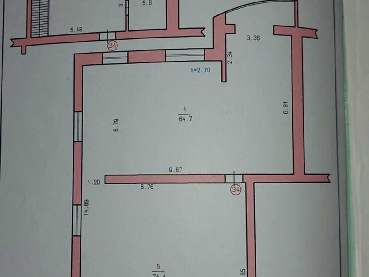Квартира на вул. Зарічанська, 8/4 в Хмельницькому, ID 393992, фото №28