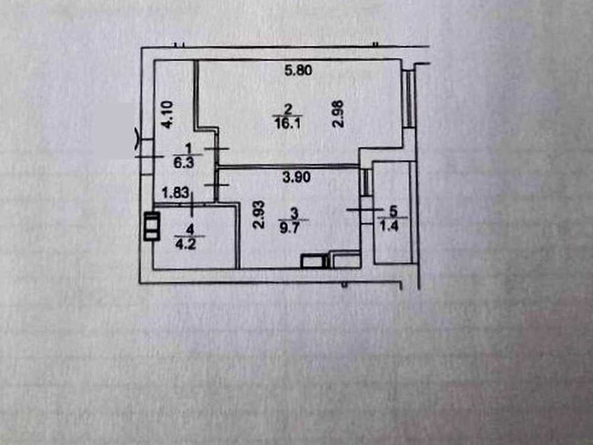 Квартира на вул. Шолуденка, 24 в Києві, ID 309628, фото №9