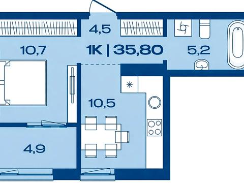 Квартира на вул. Вовчинецька, 8 в Івано-Франківську, ID 170362, фото №1