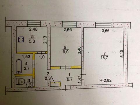 Квартира на вул. Вадима Гурова, 62 в Кривому Розі, ID 200135, фото №4