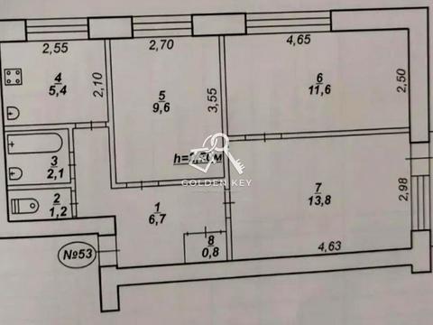 Квартира на вул. Володимира Бизова, 32 в Кривому Розі, ID 177147, фото №23