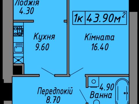 Квартира на вул. Степана Бандери в Івано-Франківську, ID 184116, фото №46