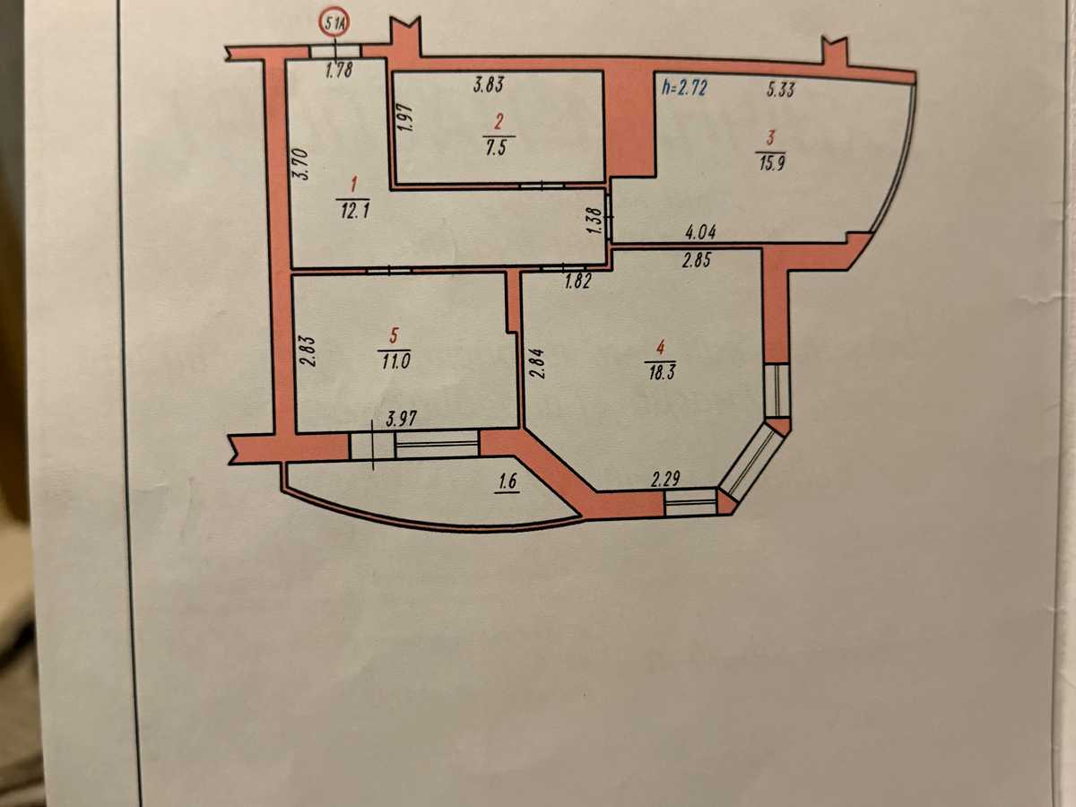 Квартира на вул. Будівельників, 4/1 в Хмельницькому, ID 393896, фото №14