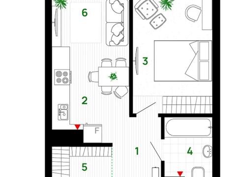 Квартира на вул. Хіміків вул., 28, к.7-14 в Івано-Франківську, ID 164606, фото №16