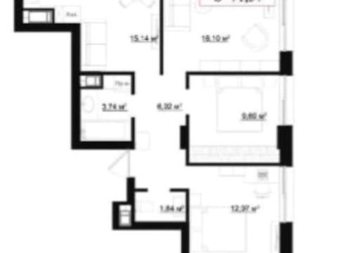 Квартира на вул. Панаса Мирного, 4-А в Івано-Франківську, ID 209722, фото №30