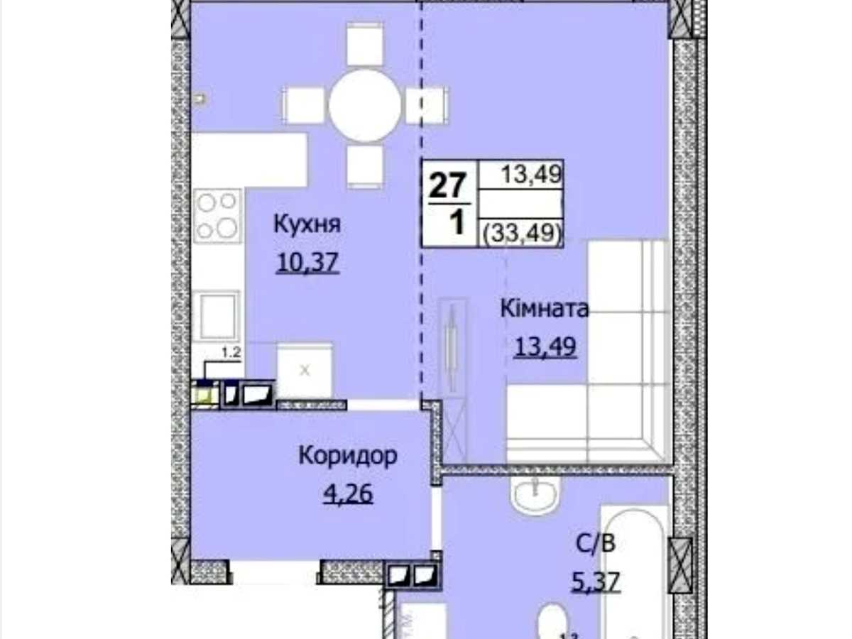 Квартира на вул. Свято-Покровська, 73-Г в Києві, ID 309901, фото №10