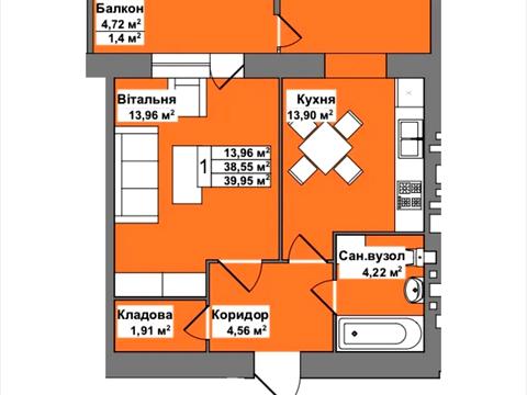 Квартира на вул. Тернопільська, 42 в Львові, ID 184730, фото №8