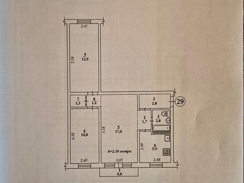 Квартира на вул. Віталія Матусевича, 45 в Кривому Розі, ID 184963, фото №8