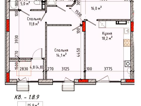Квартира на вул. Соборна, 1 в Києві, ID 273723, фото №2