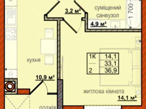 Квартира на вул. Вовчинецька, 207 в Івано-Франківську, ID 182373, фото №3