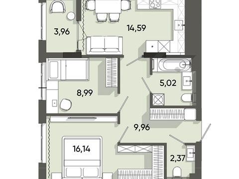 Квартира на вул. Карла Мікльоша, 43 в Львові, ID 205474, фото №7