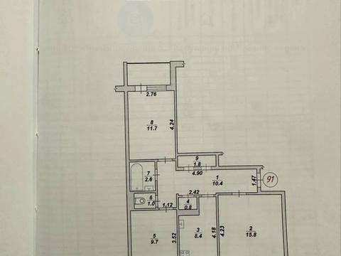 Квартира на пл. Миру, 13 в Житомирі, ID 224479, фото №9