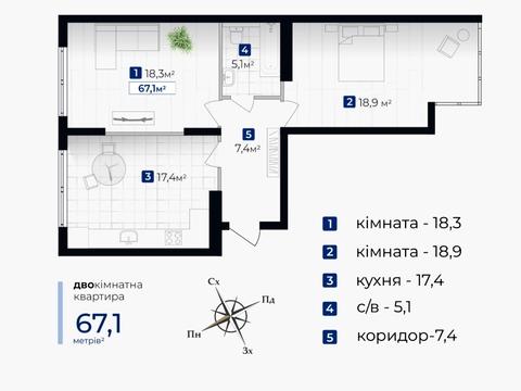 Квартира на вул. Гната Хоткевича в Івано-Франківську, ID 204081, фото №11