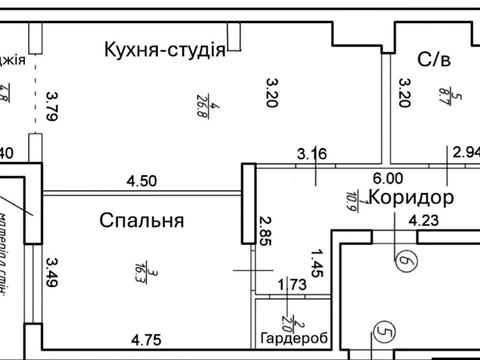 Квартира на вул. Романа Левицького, 4 в Івано-Франківську, ID 183076, фото №2