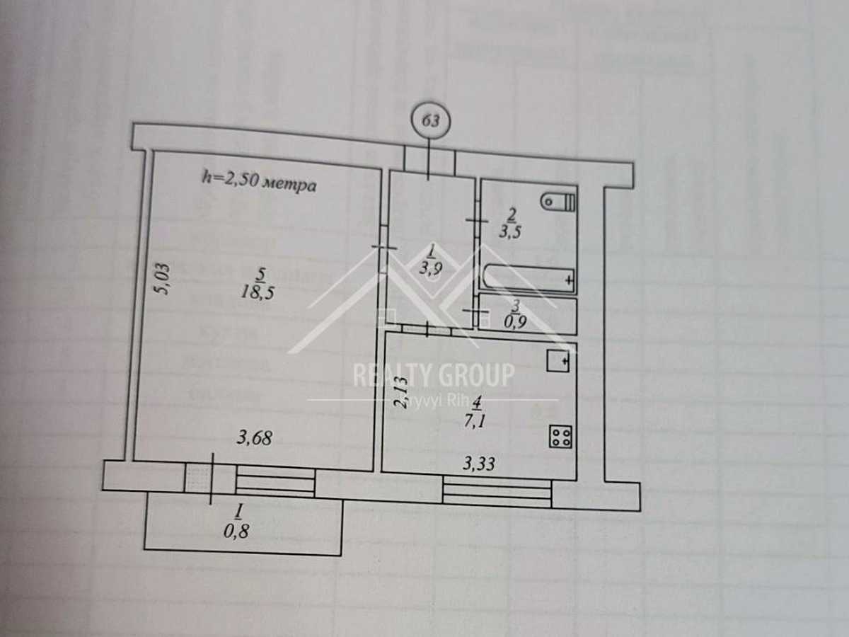 Квартира на вул. Електрична, 10 в Кривому Розі, ID 325446, фото №18