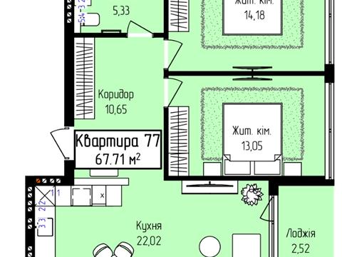 Квартира на вул. Собранецька, 137 в Ужгороді, ID 243563, фото №18