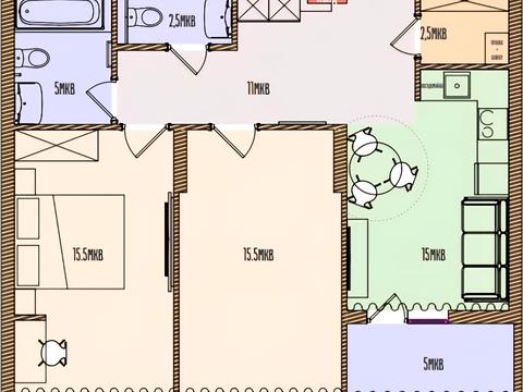 Квартира на вул. Якова Гніздовського, 75-Б в Львові, ID 239282, фото №29