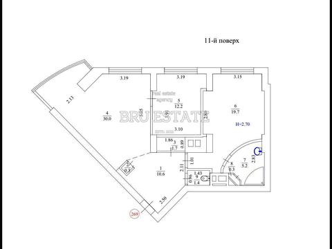 Квартира на вул. Михайла Гришка, 9 в Києві, ID 175186, фото №9