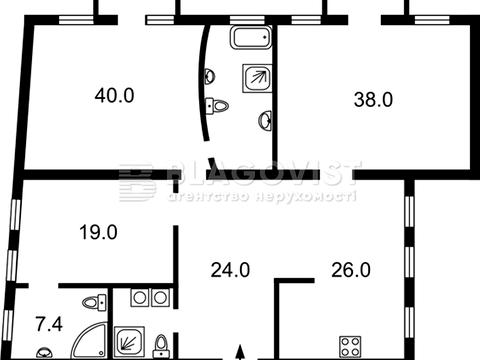 Квартира на вул. Тарасівська, 30 в Києві, ID 202585, фото №24