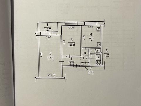 Квартира на вул. Генерала Радієвського, 27 в Кривому Розі, ID 179595, фото №13