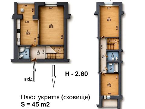 Квартира на вул. Ревуцького, 5 в Києві, ID 174889, фото №27