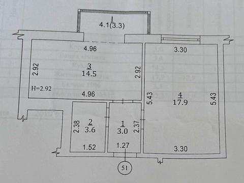 Квартира на вул. Національної Гвардії, 14в в Івано-Франківську, ID 177455, фото №28